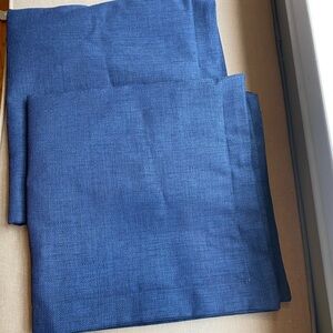 Set of 2 Navy Blue Euro Shams